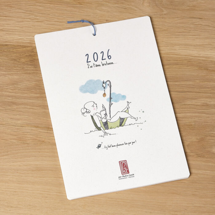 Calendrier 2026 "J'ai l'âme bretonne"