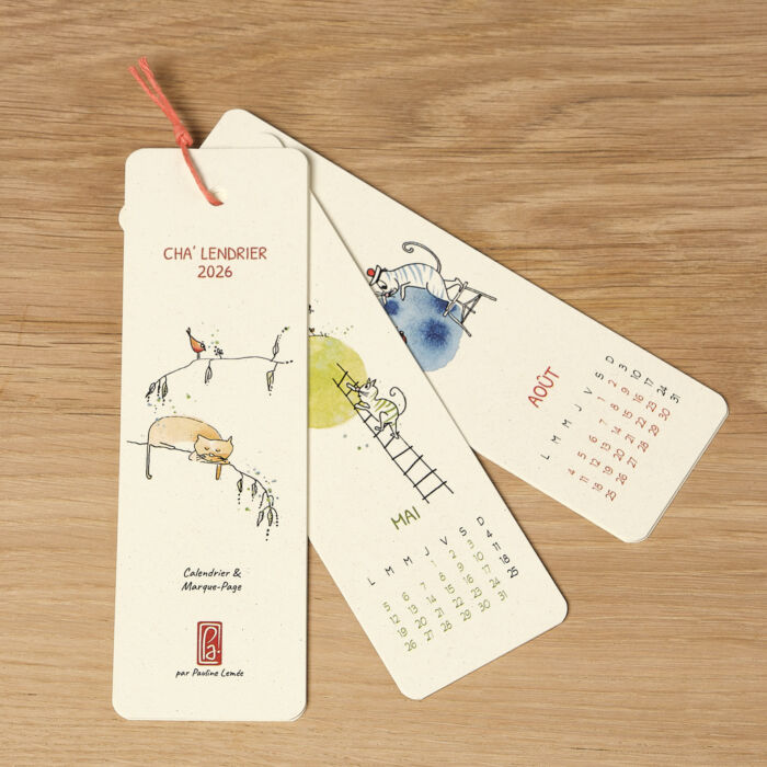 Cha'lendrier Marque-pages 2026